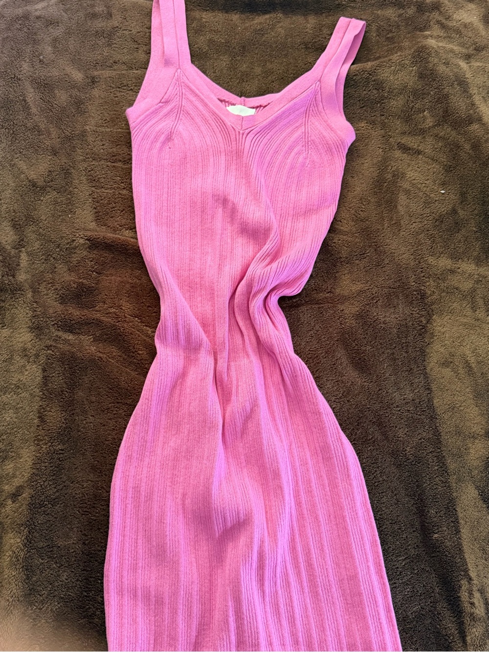 Pink maxi dress